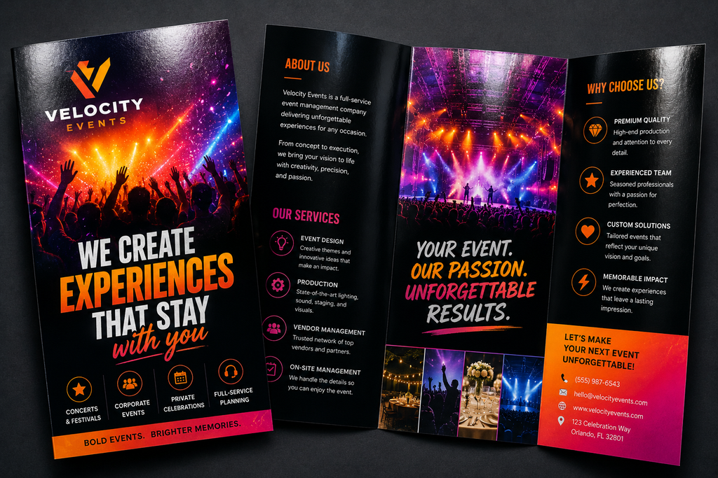 Brochures/Flyers 100lb Gloss Text 2
