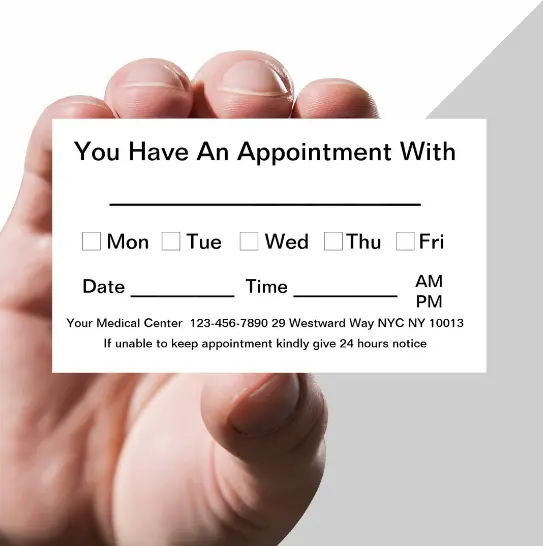 Appointment Cards