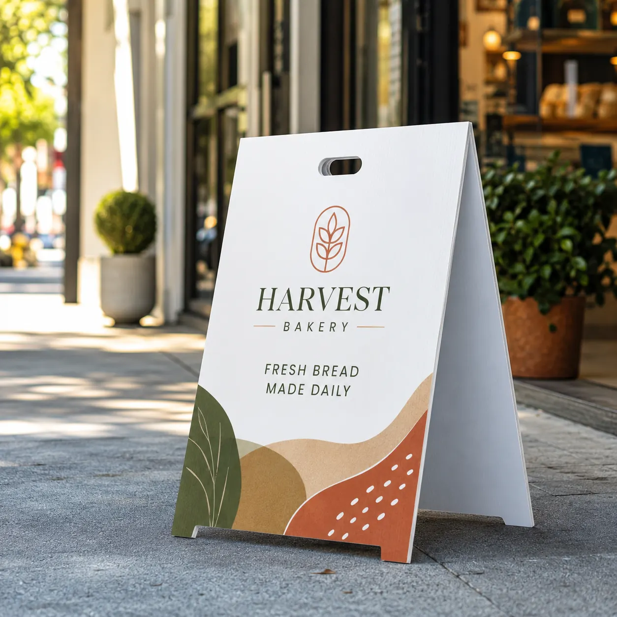Coroplast A-Frame Sign