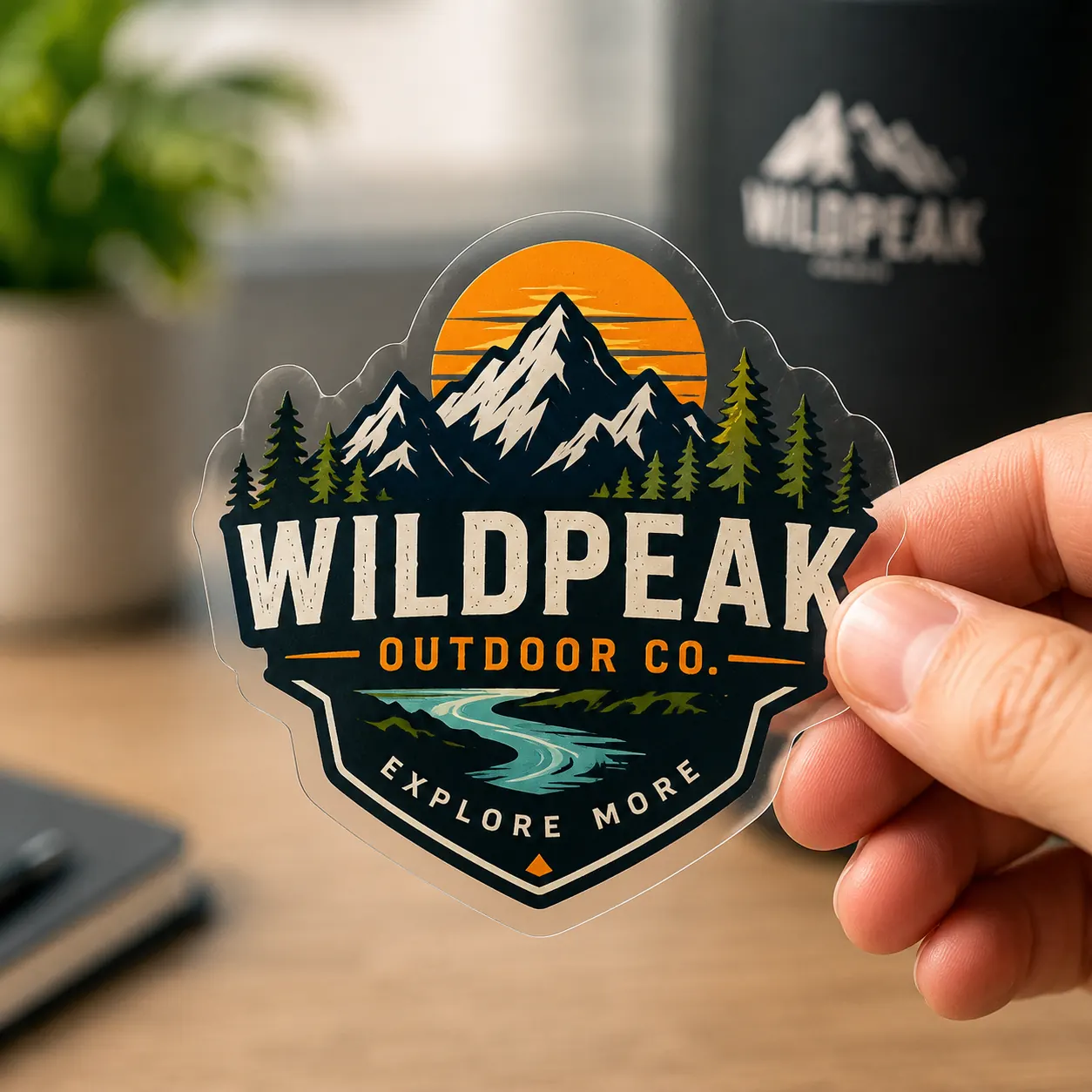 Die Cut Clear Stickers