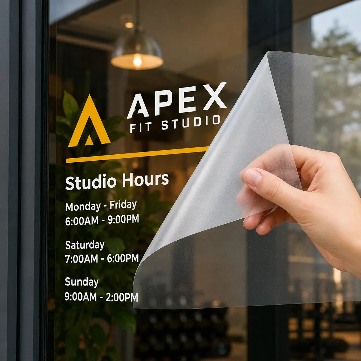 Vinyl Lettering