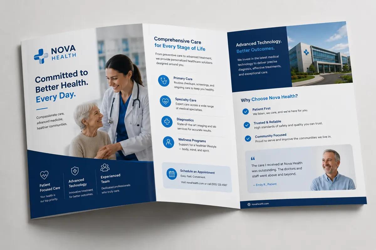 70lb Premium Opaque Brochures