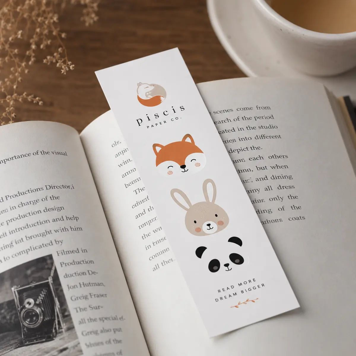 Bookmarks with Soft Touch Finish