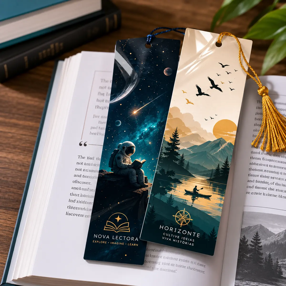 Bookmarks with UV Coating