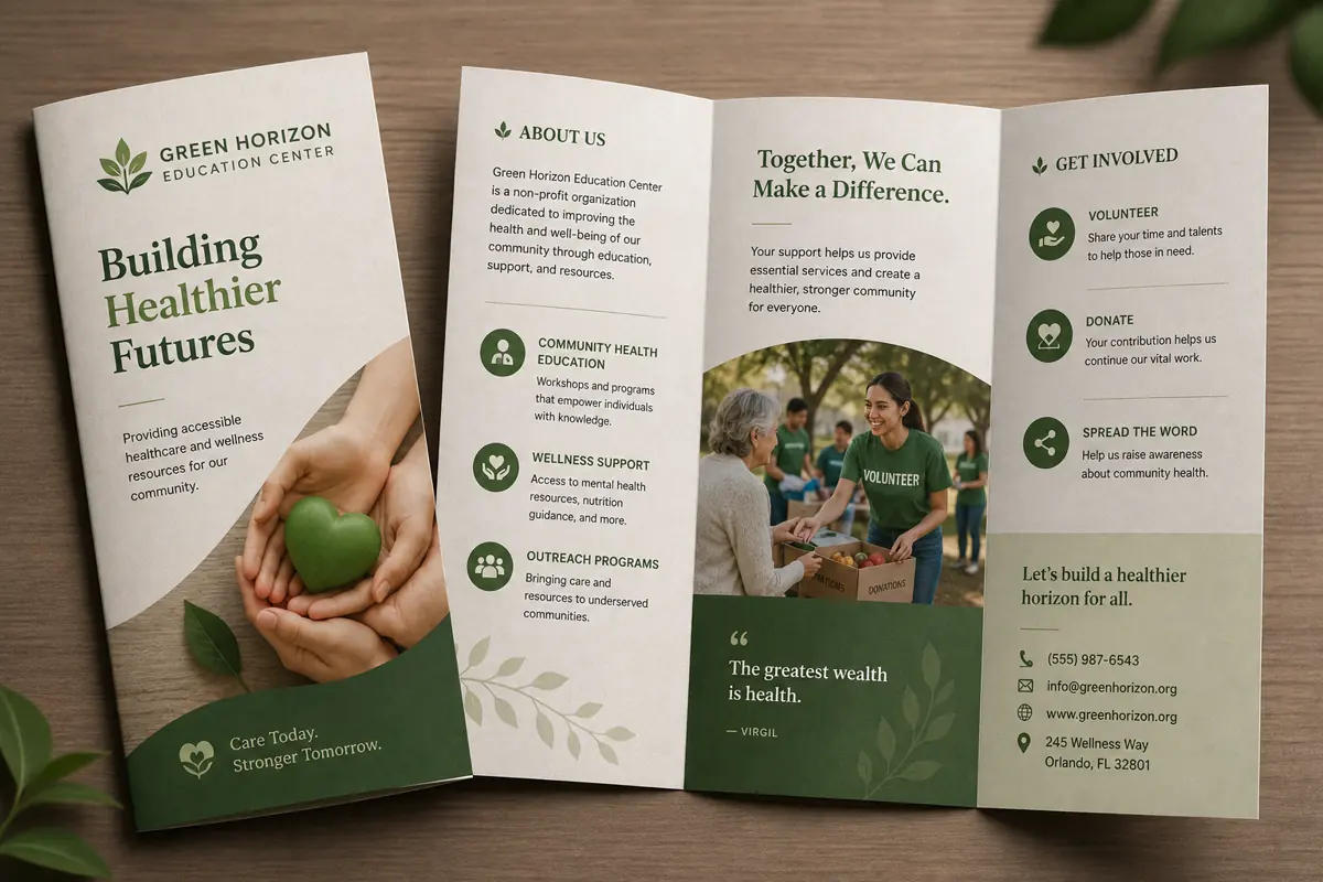 Brochures/Flyers 100lb Gloss Text
