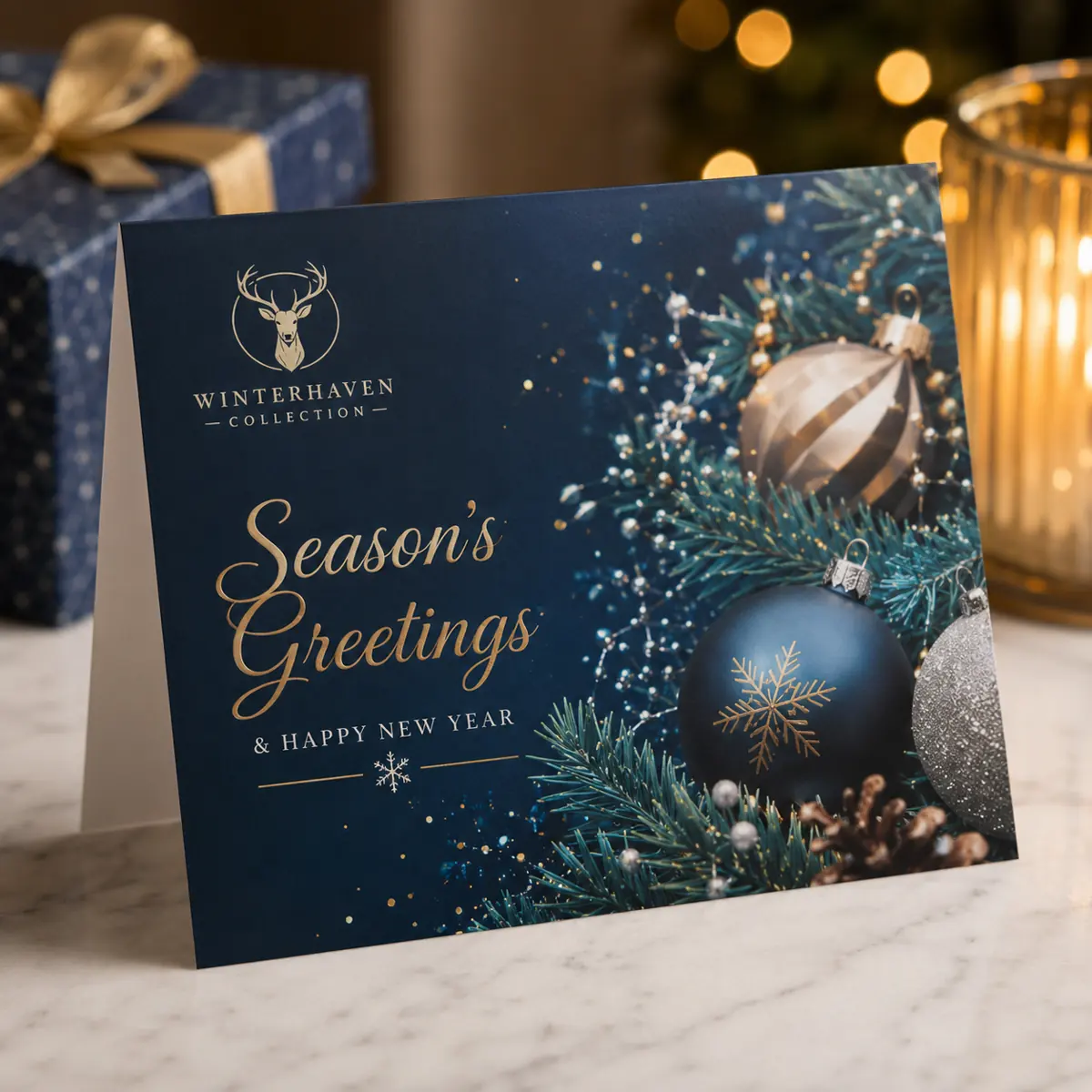 Greeting/Holiday Cards with Soft Touch Finish