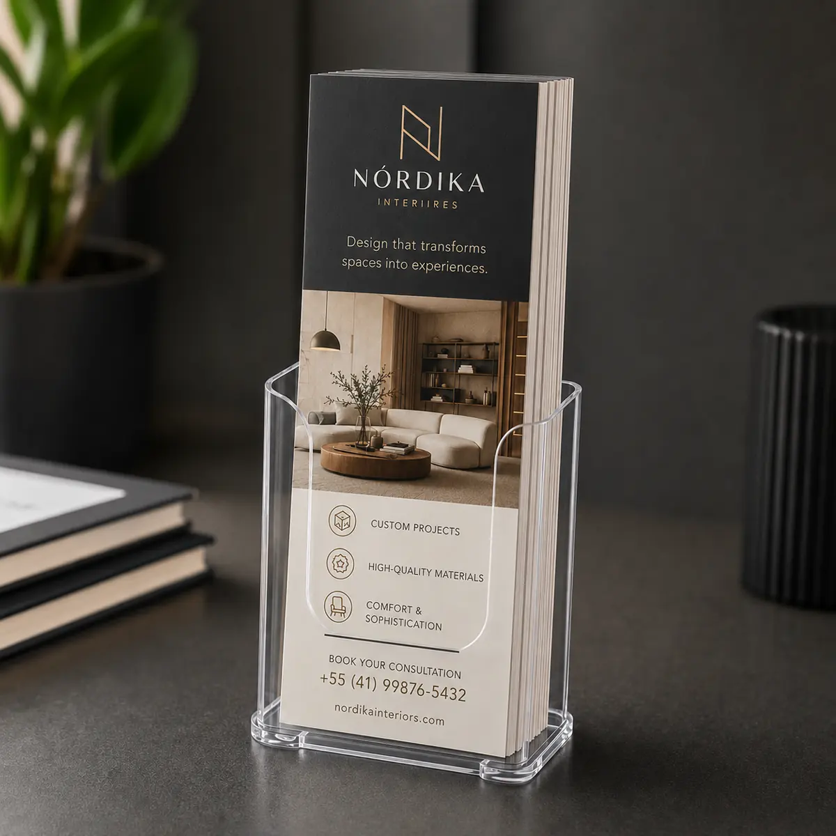 Rack Cards with Soft Touch Finish