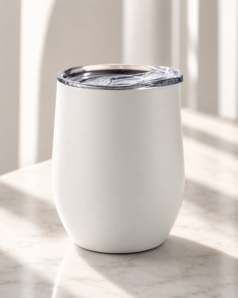 12 oz Sublimation Stemless Wine Tumbler