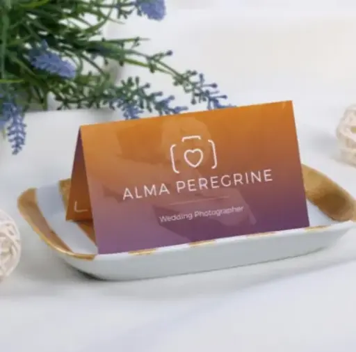 Business Cards With Fold