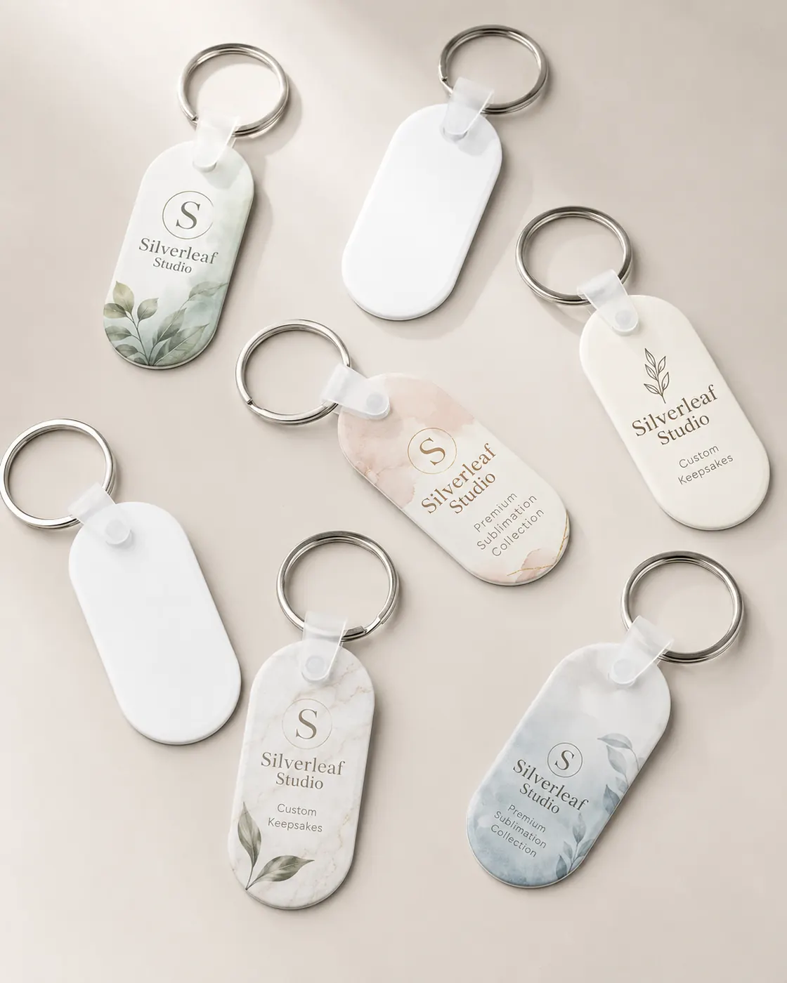 [PROMO-METAL-SUBLIMATION-KEYCHAIN-BLANKS] Metal Sublimation Keychain Blanks