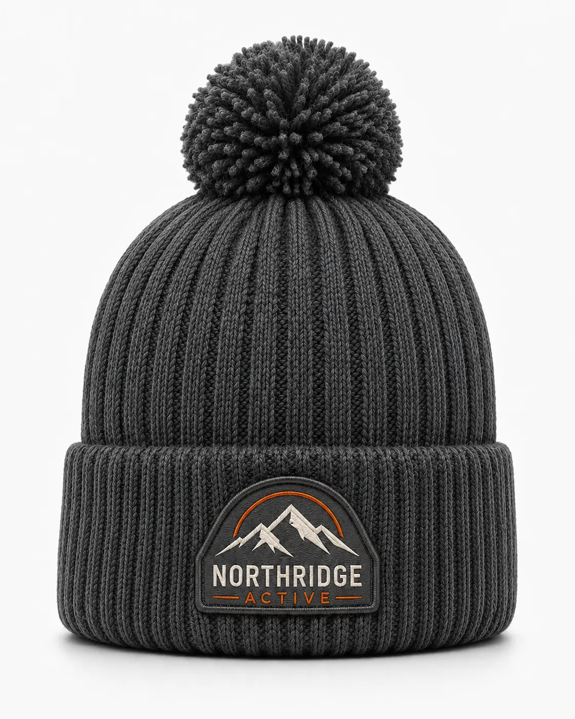 [APPAREL-STC37-POM-POM-BEANIE] Sport-Tek Solid Pom Pom Beanie
